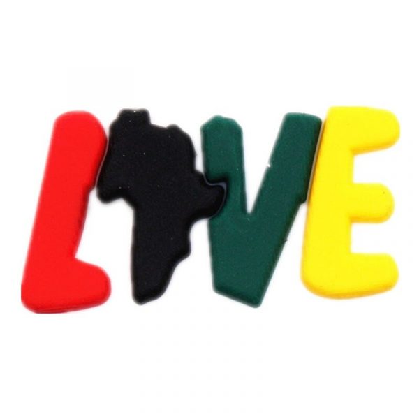 Love Africa Map Shoe Charm For Croc