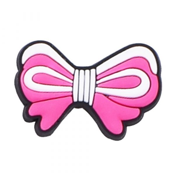 Pink Bow Shoe Charm For Croc