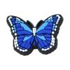 Colorful Butterfly Croc Charms Blue Shoe Charms For Croc