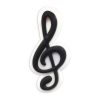 Music Note Croc Charms Black Shoe Charms For Croc