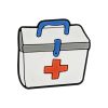 Cartoon Medical Croc Charms Healthcare Box Shoe Charms For Croc