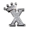 Letter X With A Crown Croc Charms Shoe Charms For Croc (Copy)