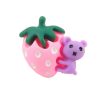 Cute Strawberry Bear Croc Charms Shoe Charms For Croc