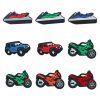 Transportation 9PCS/Set Croc Charms Shoe Charms For Croc