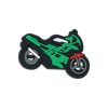 Transportation Green Motorcycle Croc Charms Shoe Charms For Croc