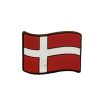 Denmark Flag Croc Charms Shoe Charms For Croc