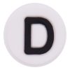 Circle White Letter D Croc Charms Shoe Charms For Croc
