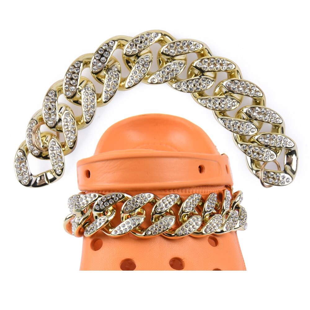 Croc-Charms-Chain-For-Women-1PC-Bling-Shoes-Decoration-Colorful-Accessories-for-Shoes-Bracelets-Birthday-Halloween-Christmas-Party-Favor-14