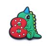 Dinosaur Cartoon Number 8 Croc Charms Shoe Charms For Croc