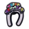 Hairpin Happy New year Croc Charms Shoe Charms For Croc