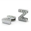 Bling Rhinestone Letter Z Croc Charms Shoe Charms For Croc
