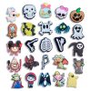 Halloween 25 PCS/Set Croc Charms Skull Witch Shoe Charms For Croc
